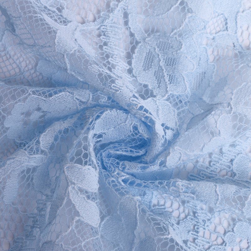 Dress Cutwork Lingerie Polyester Lace Fabric for Women's Wear Wholesal 6